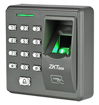 control de acceso por huella digital y tarjeta proximidad rfid zk x7